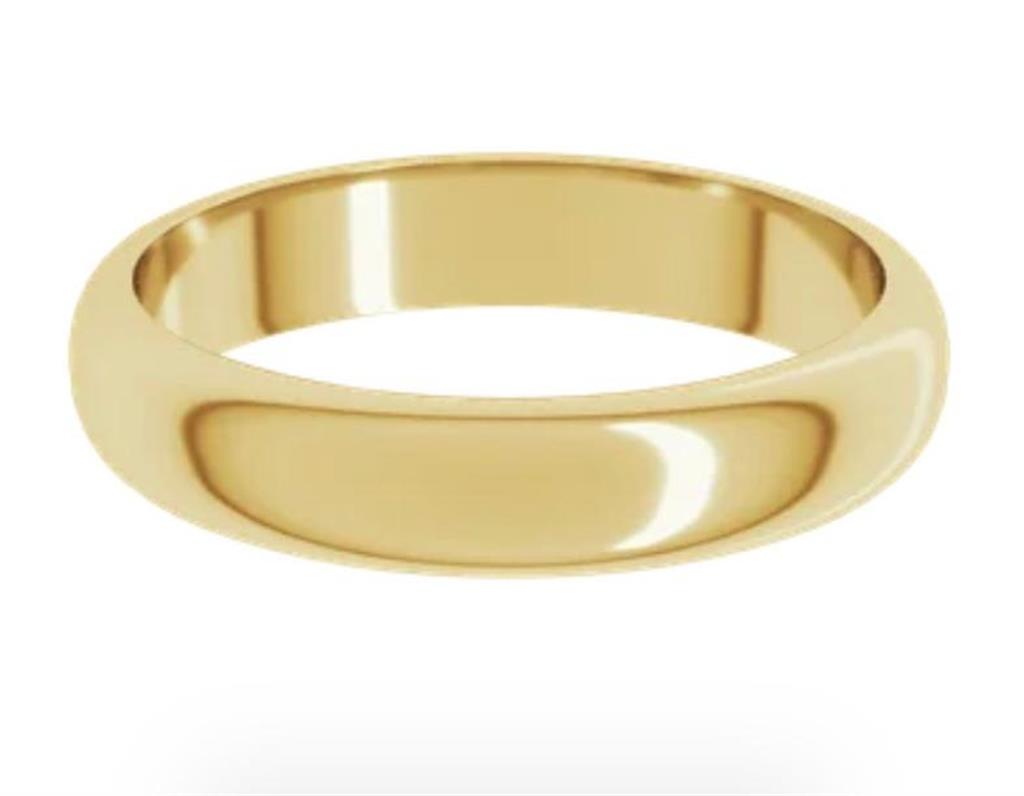 Gold Wedding Bands  -  Women'