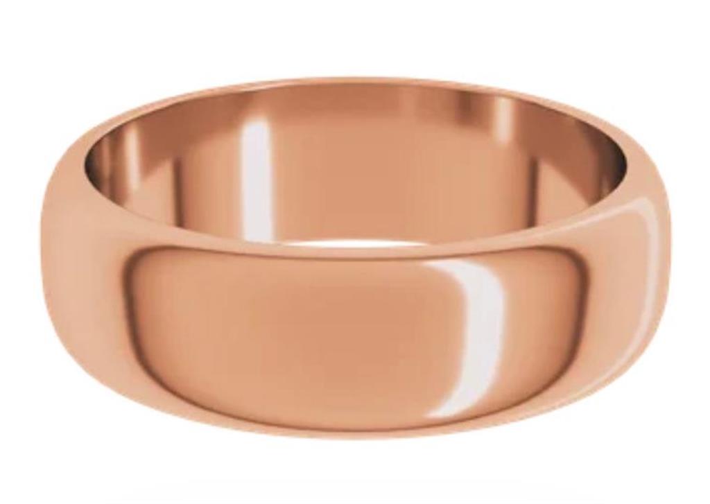 Gold Wedding Bands  -  Women'