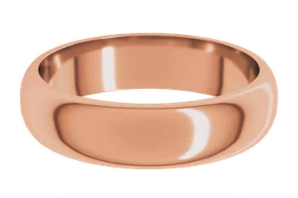 Gold Wedding Bands  -  Women'