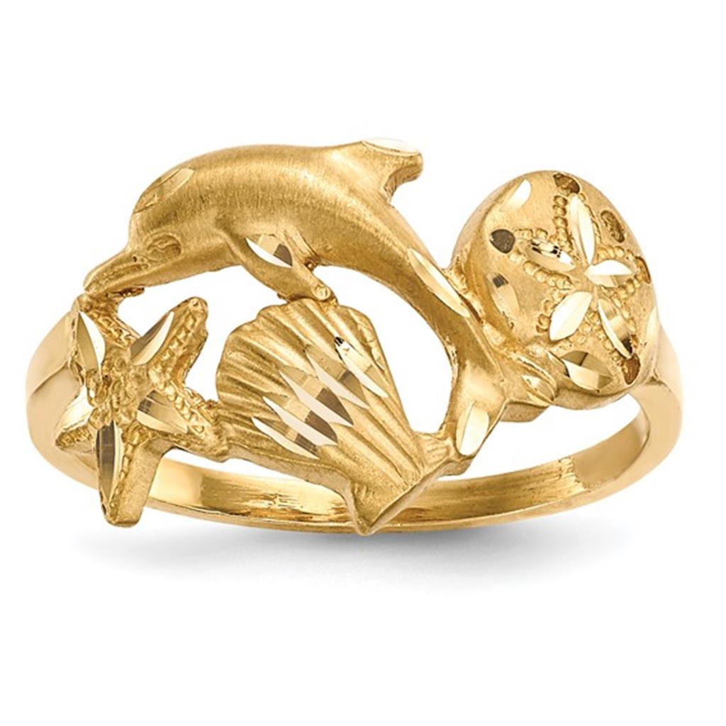 Gold Fashion Rings  -  Women'