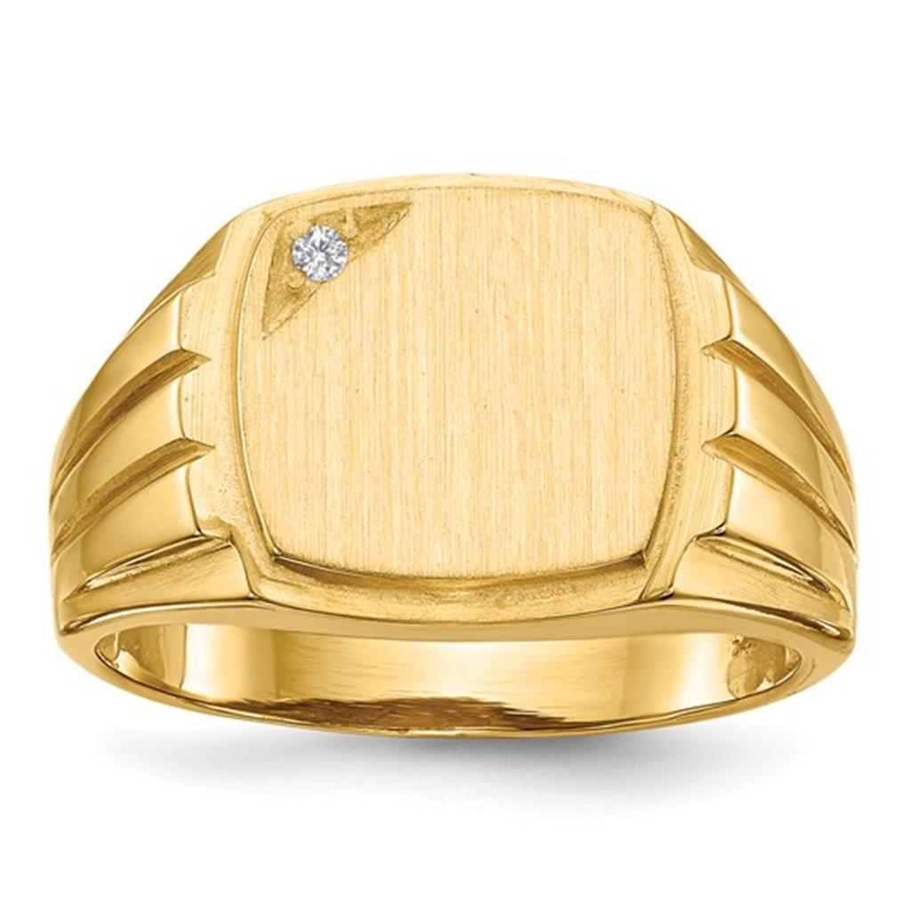 Gold Fashion Ring  -  Men'