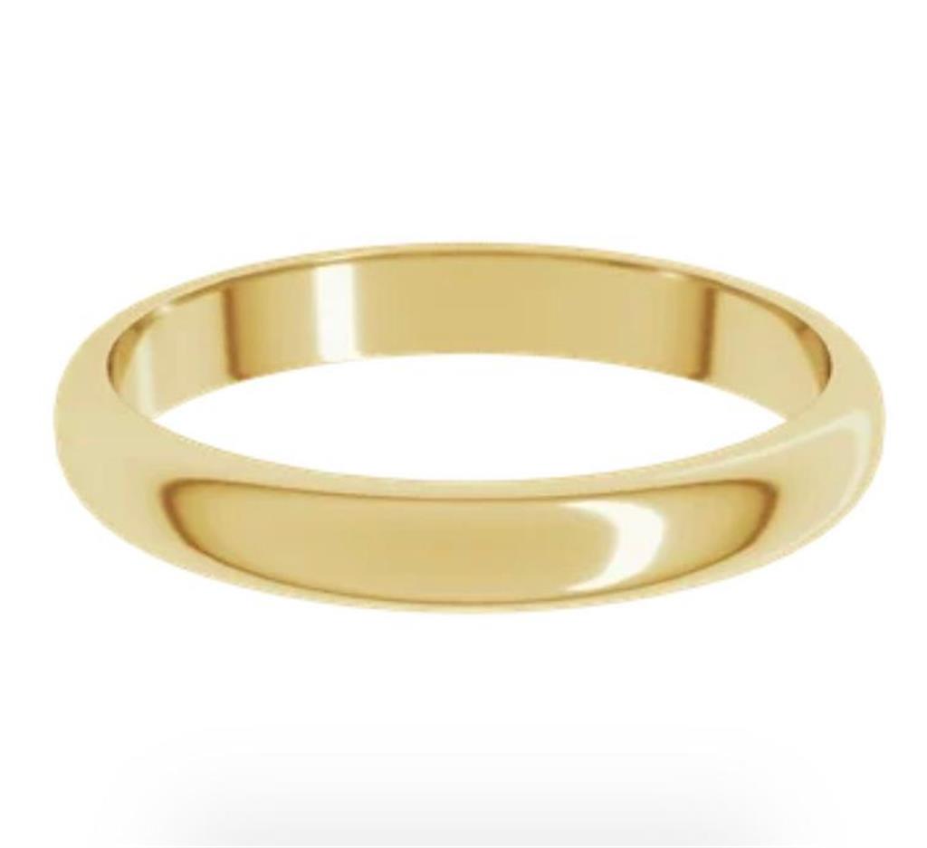 Gold Wedding Bands  -  Women'