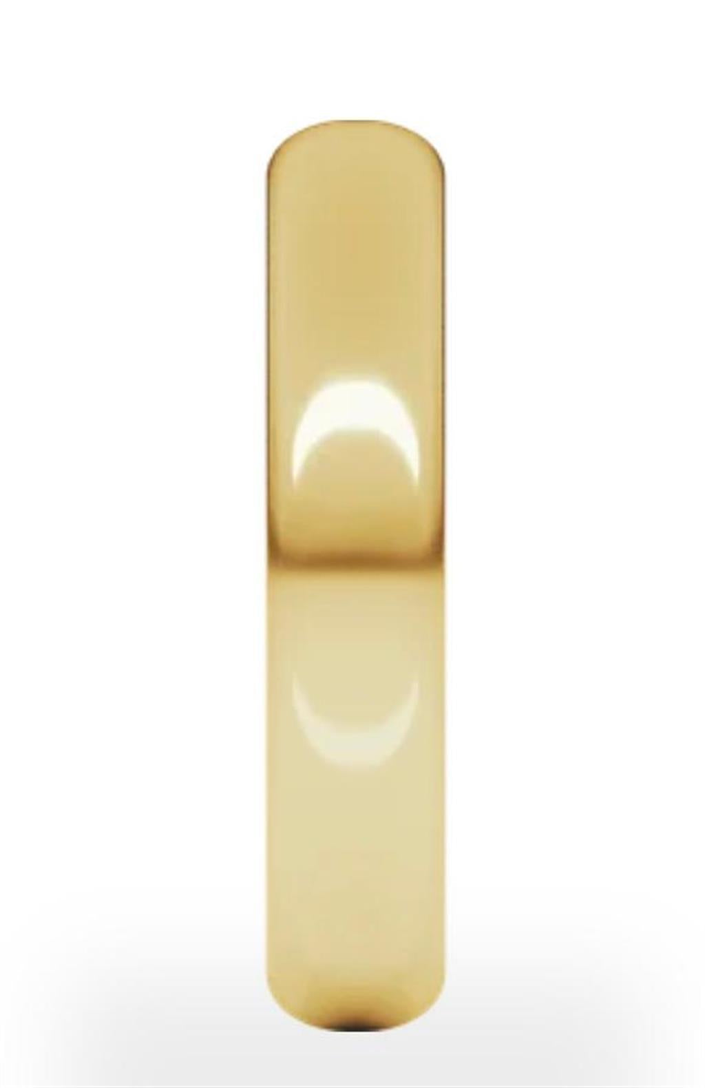 Gold Wedding Bands  -  Women'