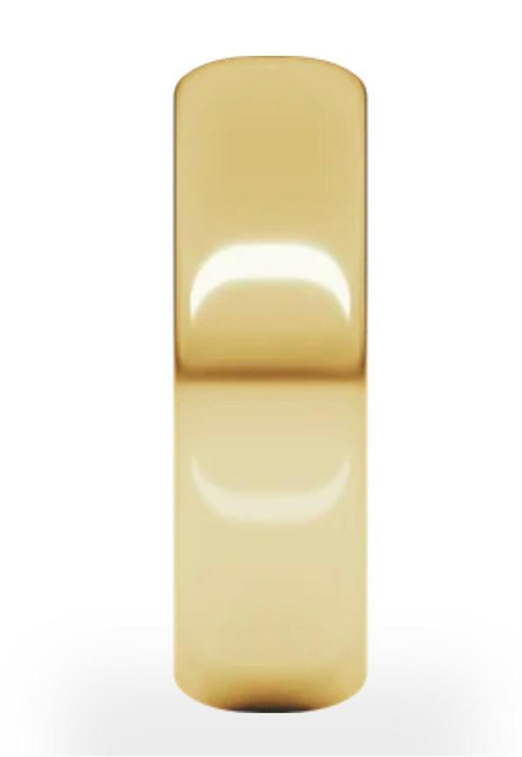 Gold Wedding Bands  -  Men'