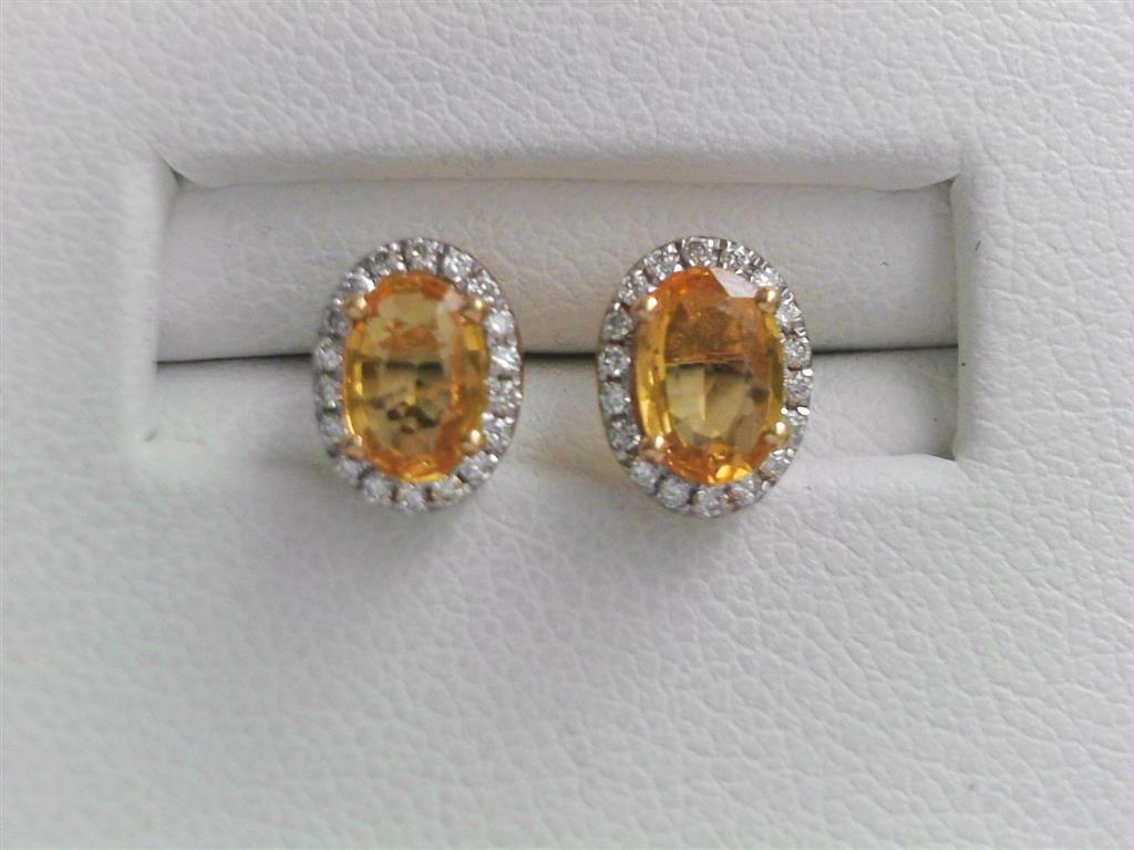 Colored Stone Earring