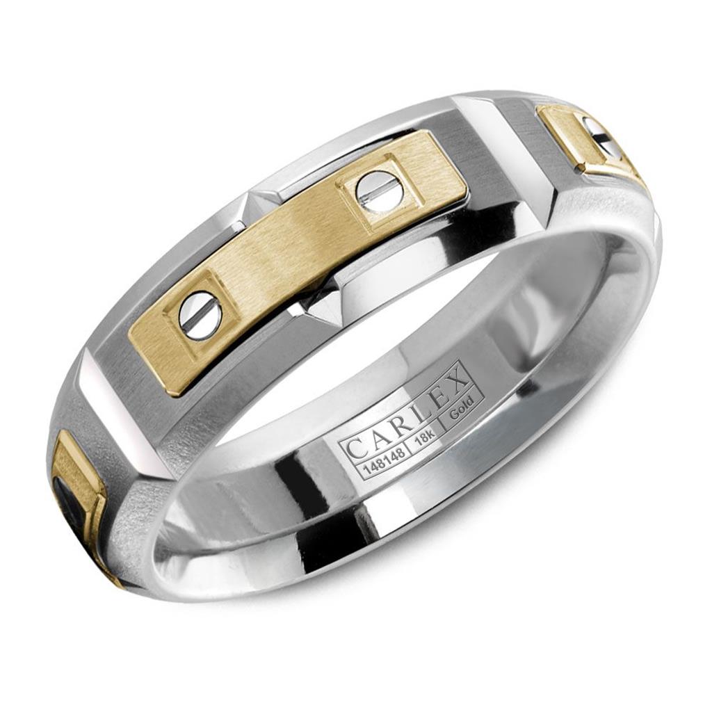 Gold Wedding Bands  -  Men'