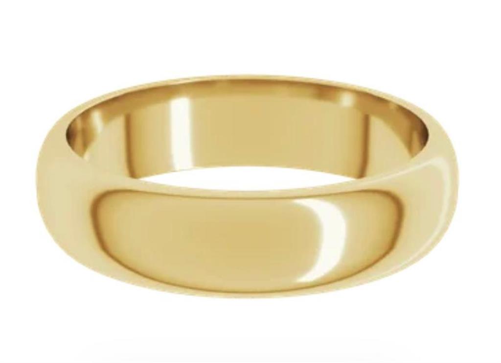 Gold Wedding Bands  -  Women'