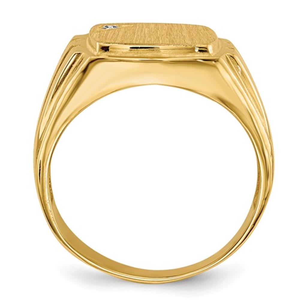 Gold Fashion Ring  -  Men'