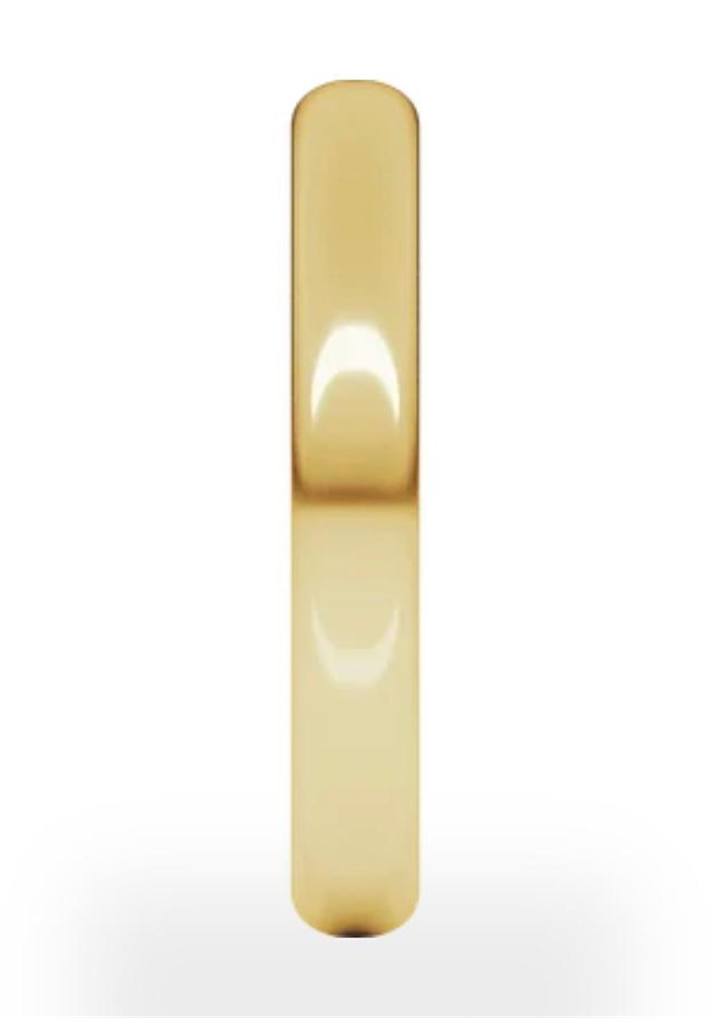 Gold Wedding Bands  -  Women'